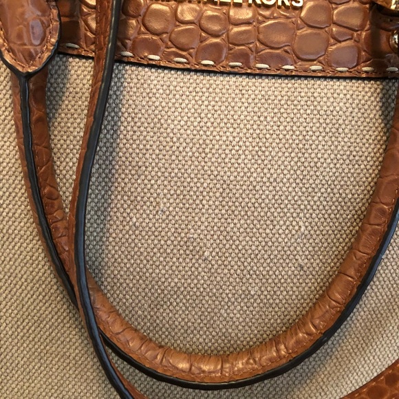 Michael Kors Croc Selma Satchel - Picture 2 of 6